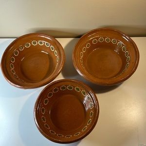 Glazed Terracotta Bowls